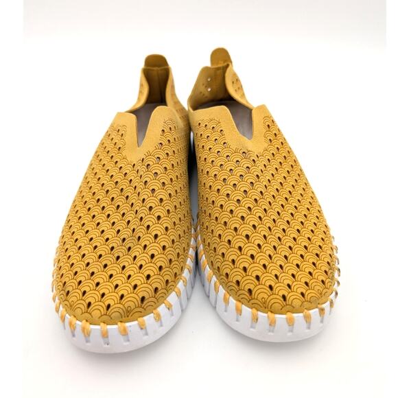Ilse Jacobsen Tulip 139 Perforated Slip-on Sneakers Women's Golden Rob Size US8 - Picture 2 of 11